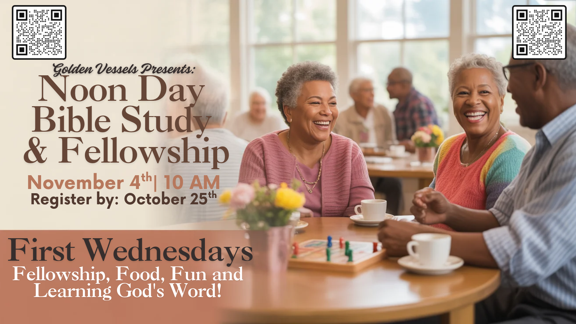 Golden Vessels First Wednesday - Noon Day Bible Study & Fellowship